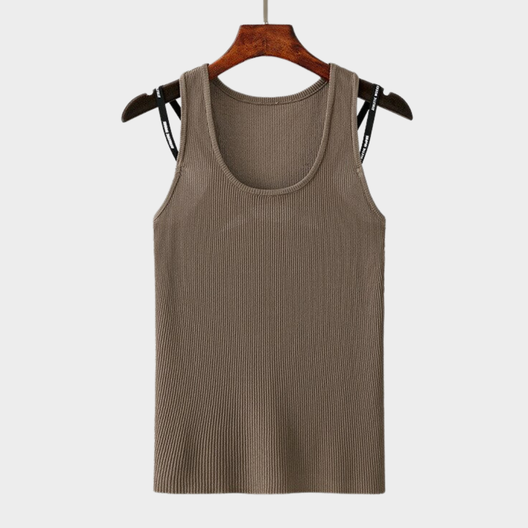 Blusa Regata Confort Tricotzinho - Ellie