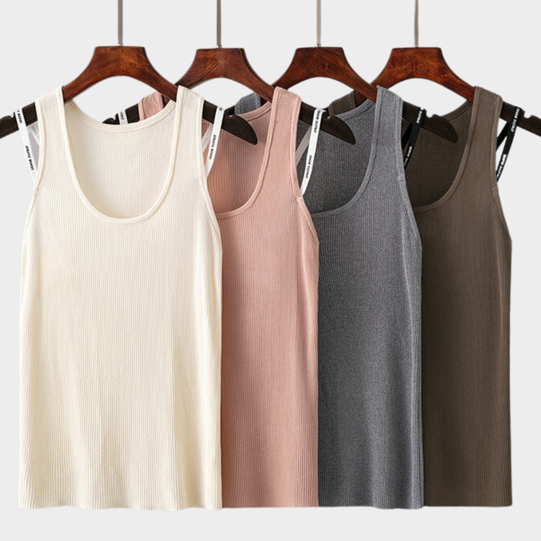 Blusa Regata Confort Tricotzinho - Ellie
