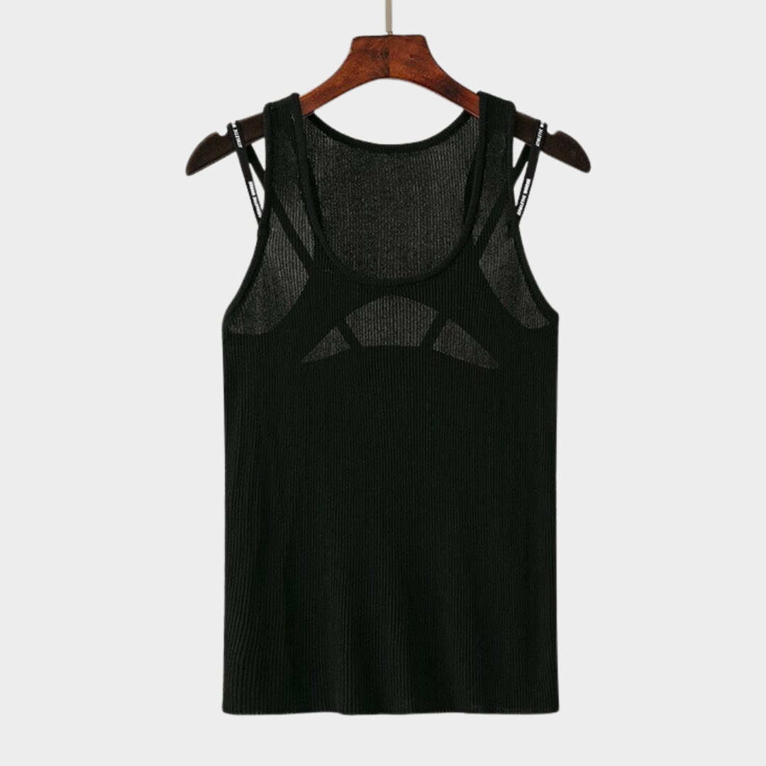 Blusa Regata Confort Tricotzinho - Ellie