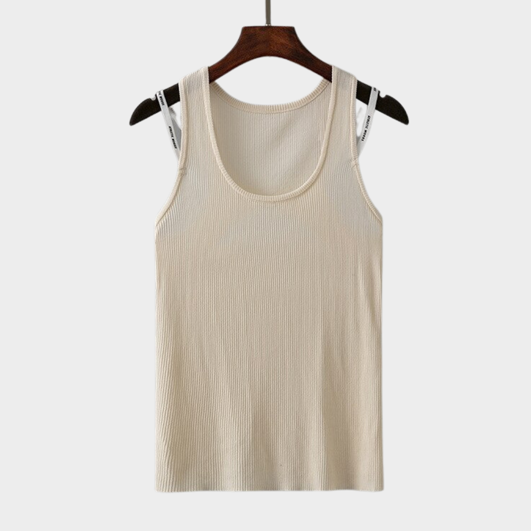 Blusa Regata Confort Tricotzinho - Ellie