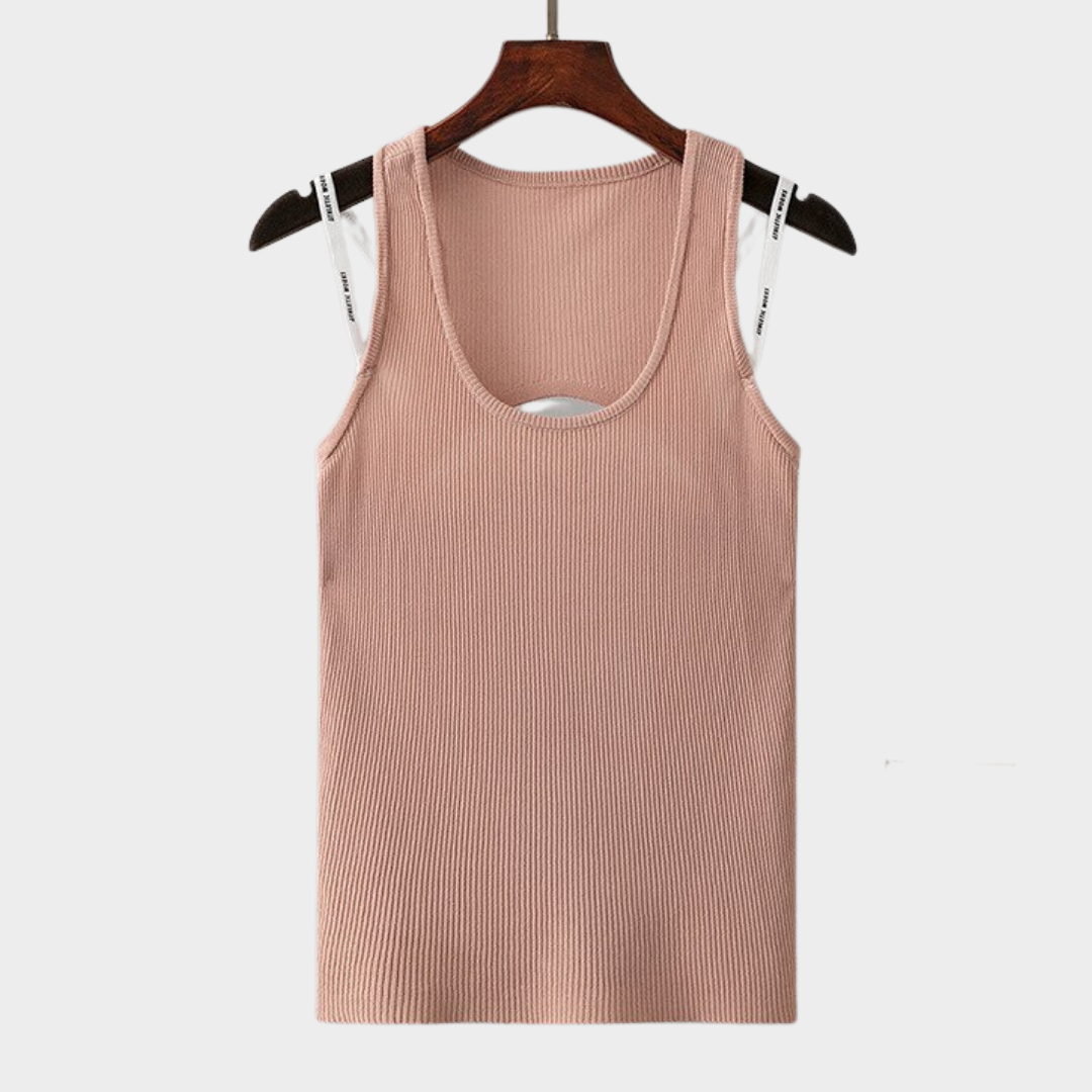 Blusa Regata Confort Tricotzinho - Ellie