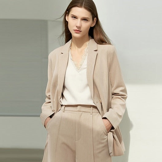 Blazer Alfaiataria Minimal Tecido Leve - Israel