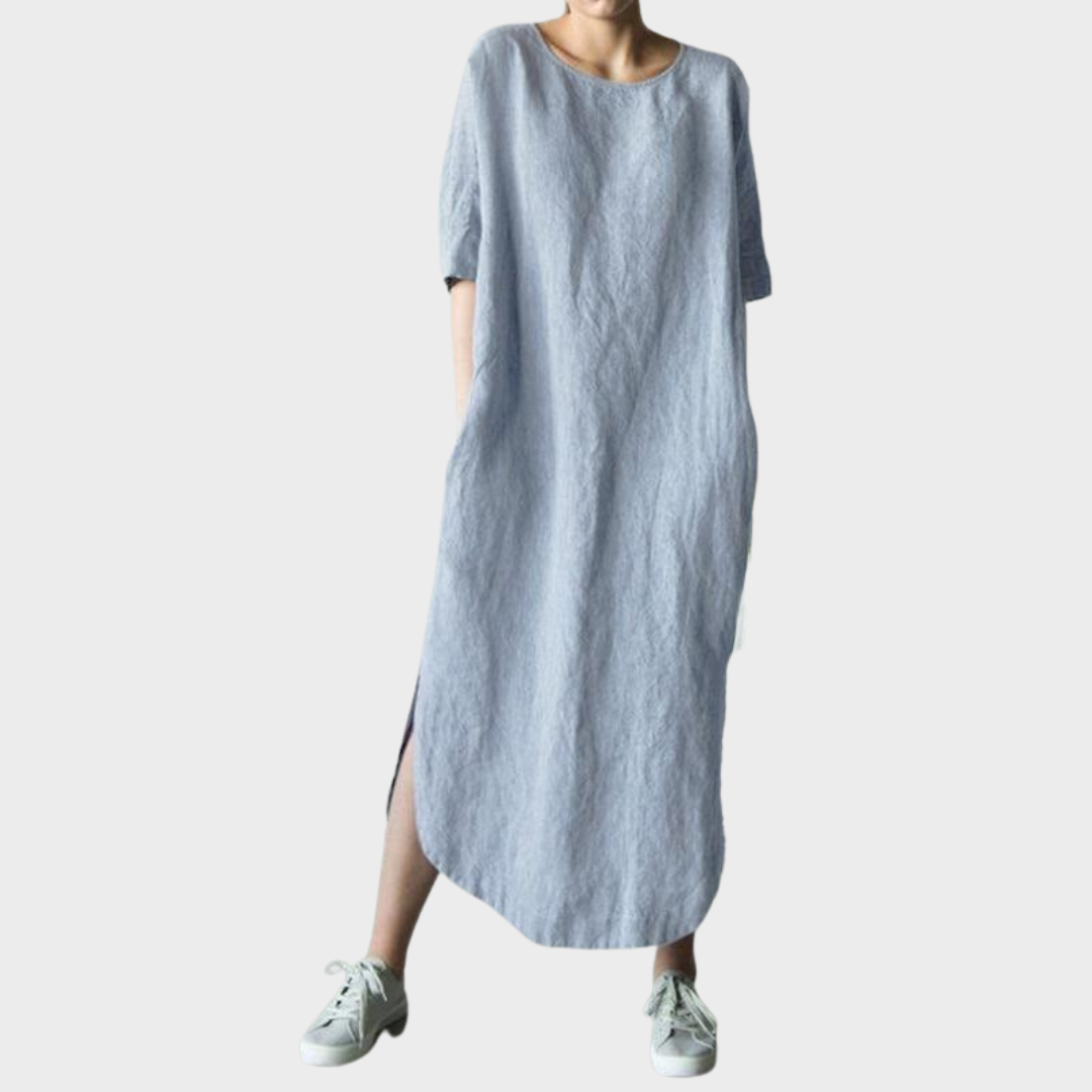 Vestido Liso Slim em Algodão - Harrow