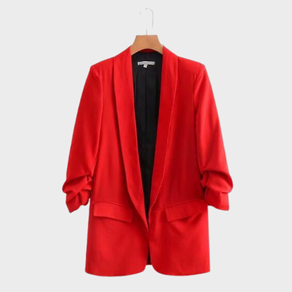 Blazer Max Vintage Feminino Manga Franzida sem Botões - Alki