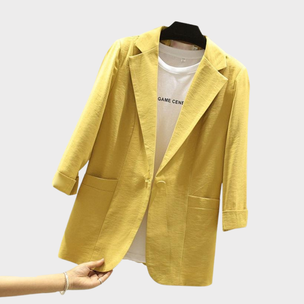 Blazer Feminino básico Monocolor - Polônia