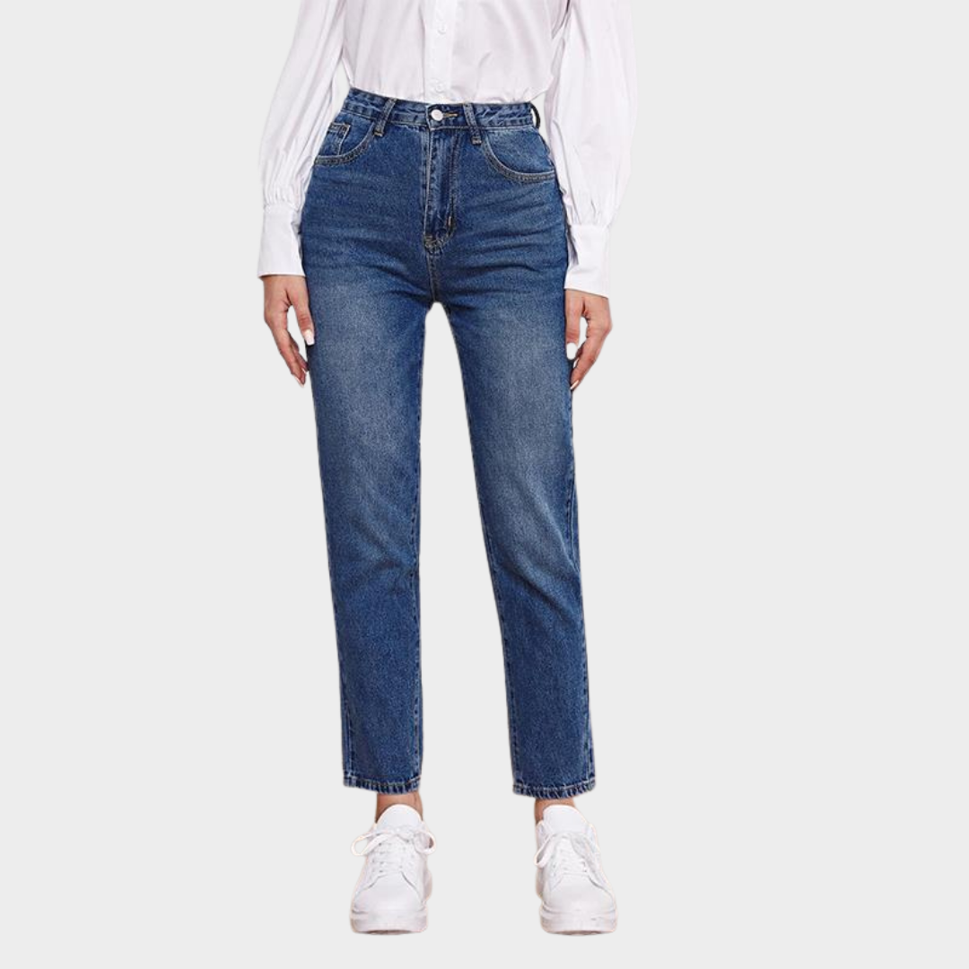 Calça Jeans Feminino Washed Boyfriend Denim - 4745