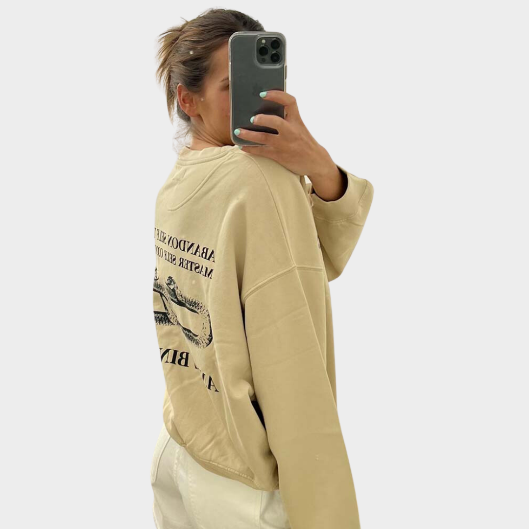 Moletom Careca Feminino Self Confidence - Chill Out