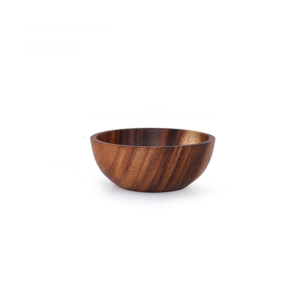 Saladeira / Fruteira / Bolw em Madeira Fundo Plano Japonês - Escandbolw