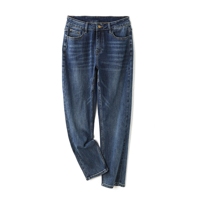 Calça Jeans Feminino Washed Boyfriend Denim - 4745