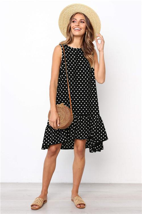 Vestido Curto Estampado Casual