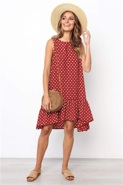Vestido Curto Estampado Casual
