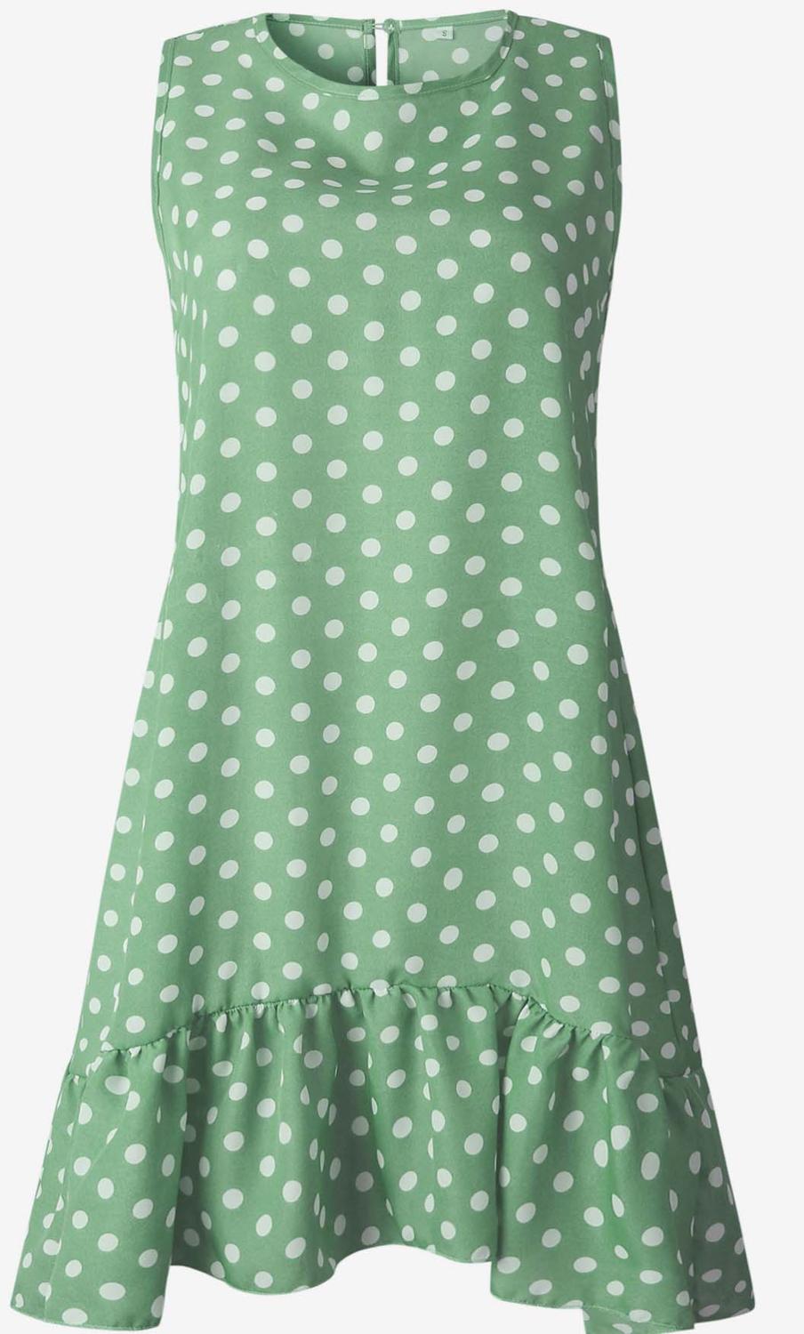 Vestido Curto Estampado Casual