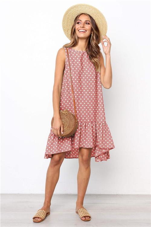 Vestido Curto Estampado Casual