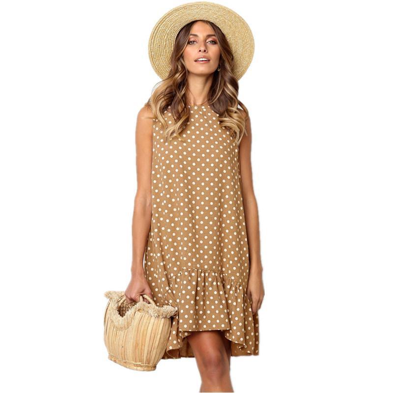 Vestido Curto Estampado Casual