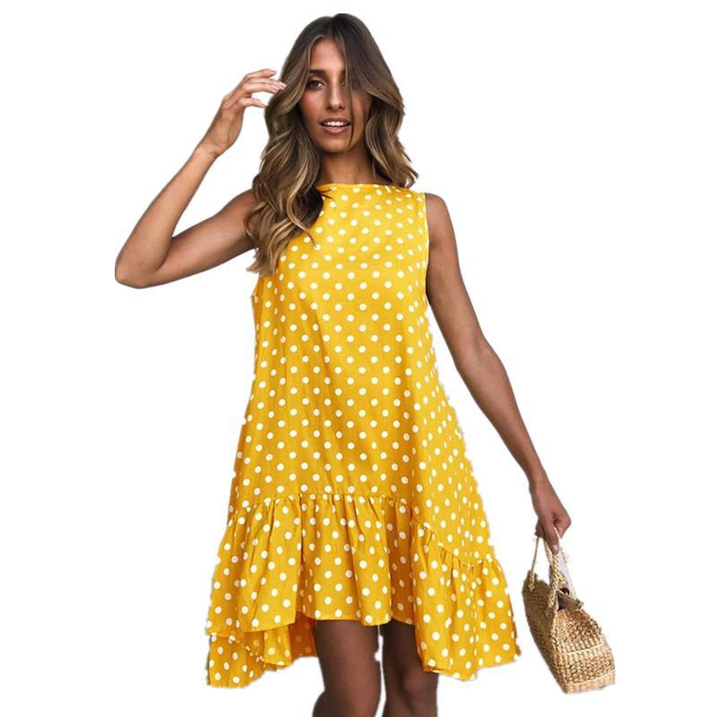 Vestido Curto Estampado Casual