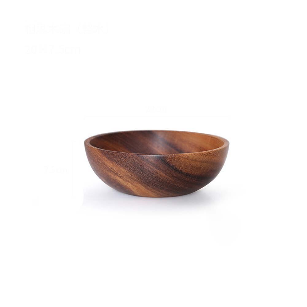 Saladeira / Fruteira / Bolw em Madeira Fundo Plano Japonês - Escandbolw