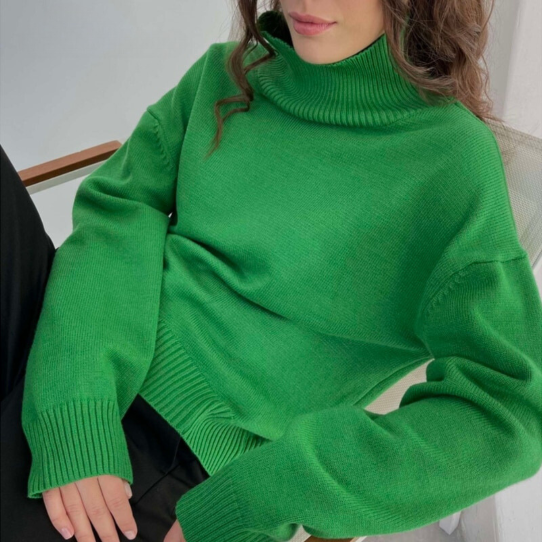 Tricot Pullover Chic Gola Alta - Haifa