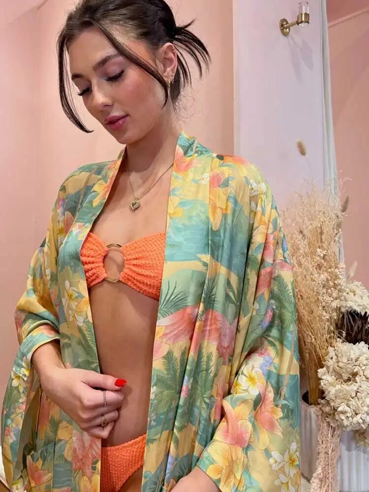Kimono Estampada de Verão - Summer