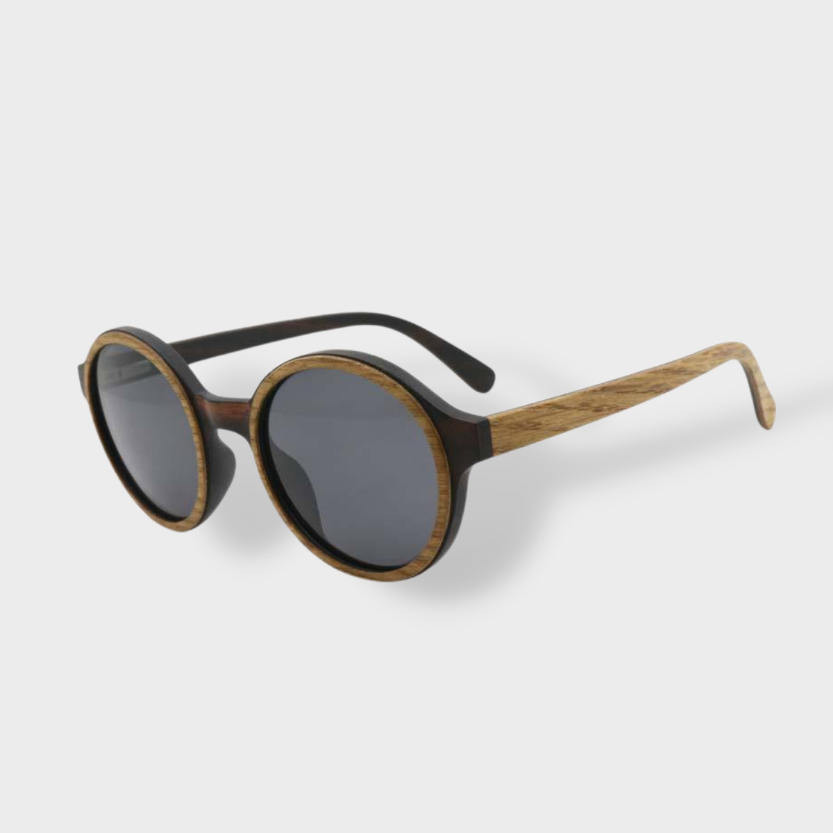 Óculos Escuros Frame Madeira Redondo - Aniston