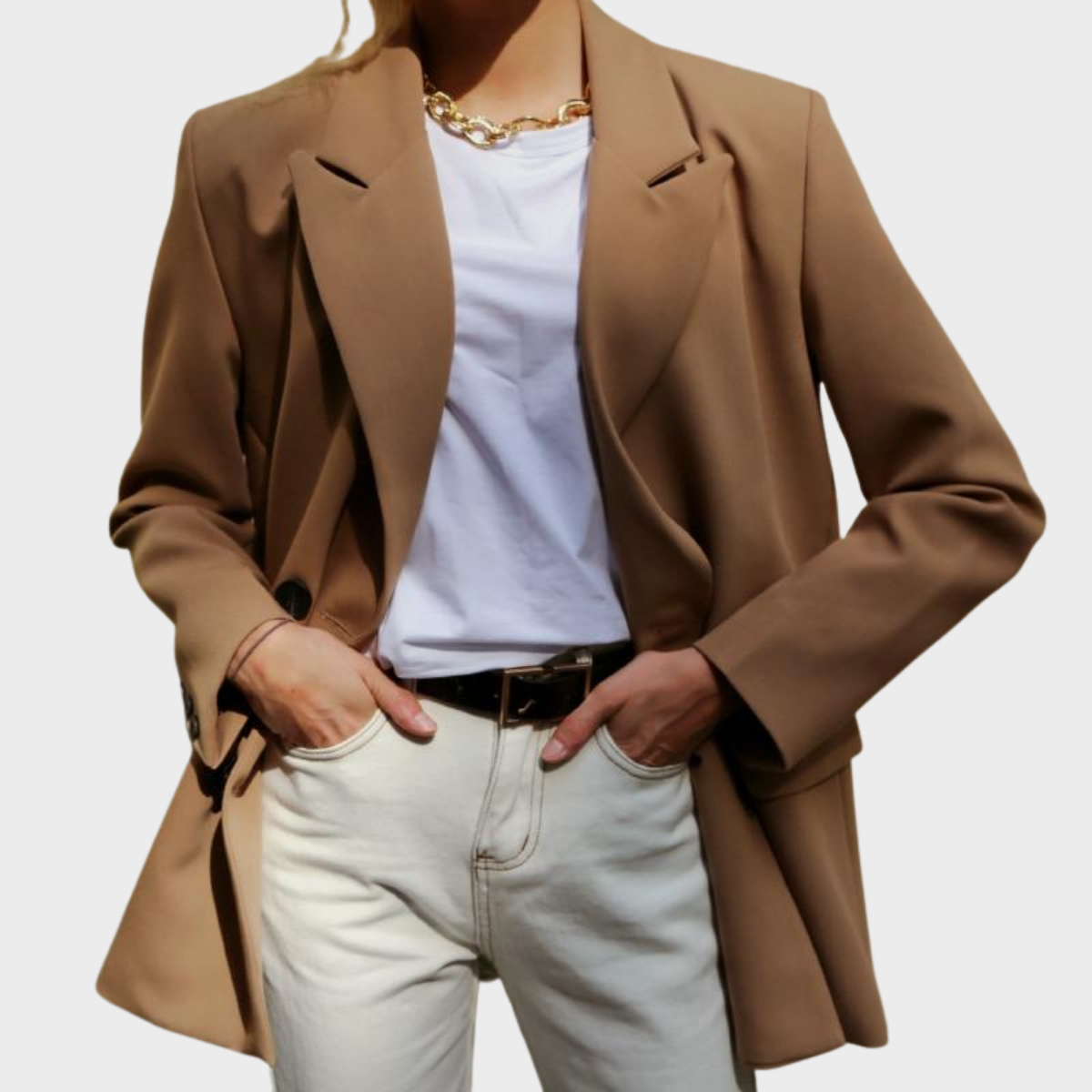 Blazer Feminino Over Size 4 Botões - Le Mans